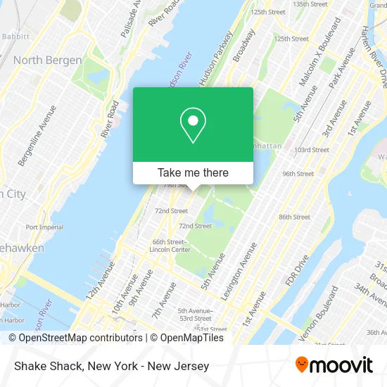 Shake Shack map