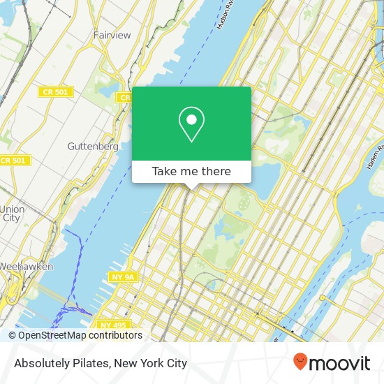 Absolutely Pilates map
