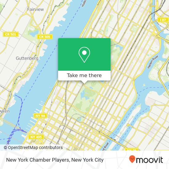 New York Chamber Players map