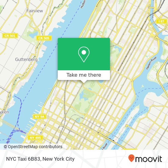 NYC Taxi 6B83 map