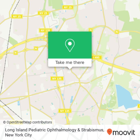 Long Island Pediatric Ophthalmology & Strabismus map