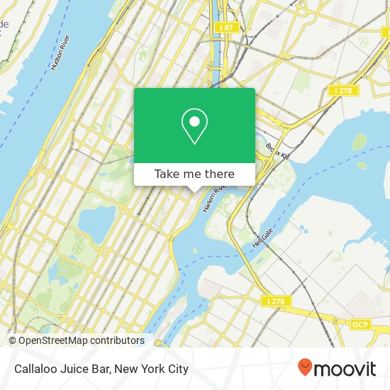 Callaloo Juice Bar map