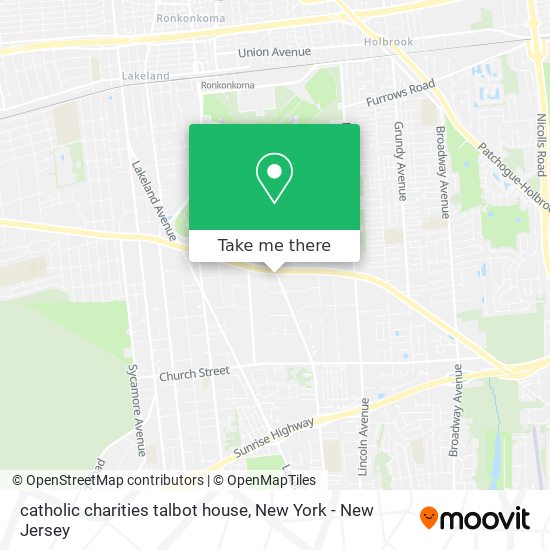 Mapa de catholic charities talbot house