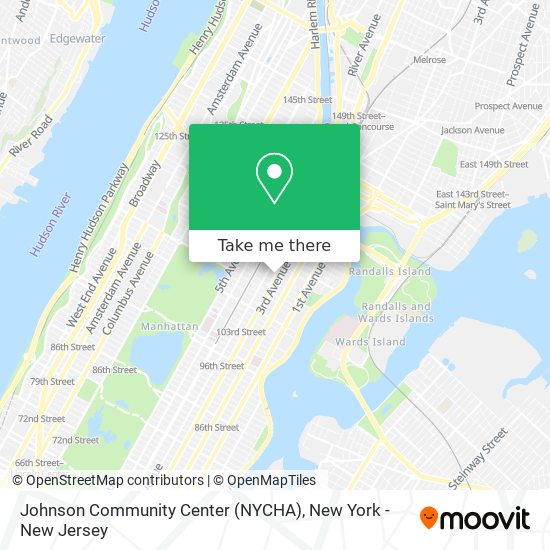 Mapa de Johnson Community Center (NYCHA)