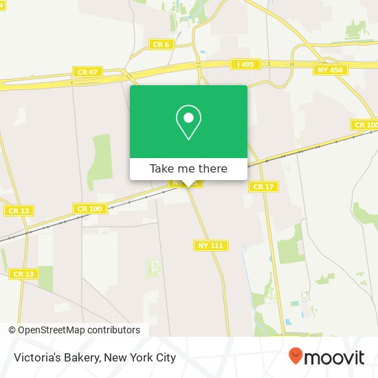 Victoria's Bakery map