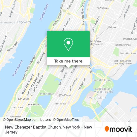 New Ebenezer Baptist Church map