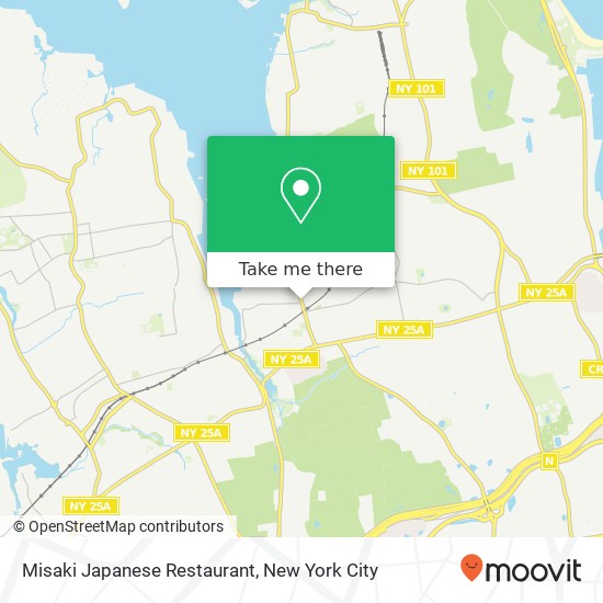 Mapa de Misaki Japanese Restaurant