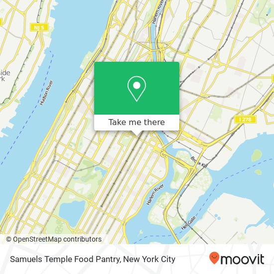 Mapa de Samuels Temple Food Pantry