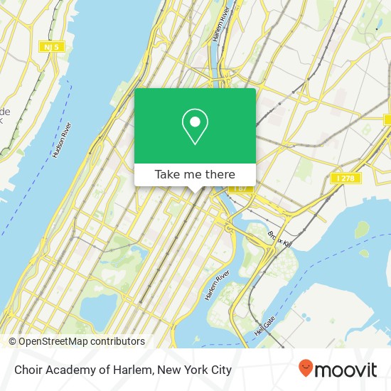 Mapa de Choir Academy of Harlem