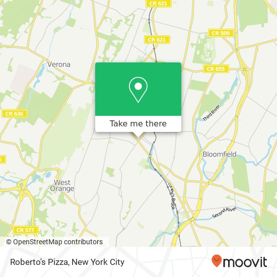 Roberto's Pizza map