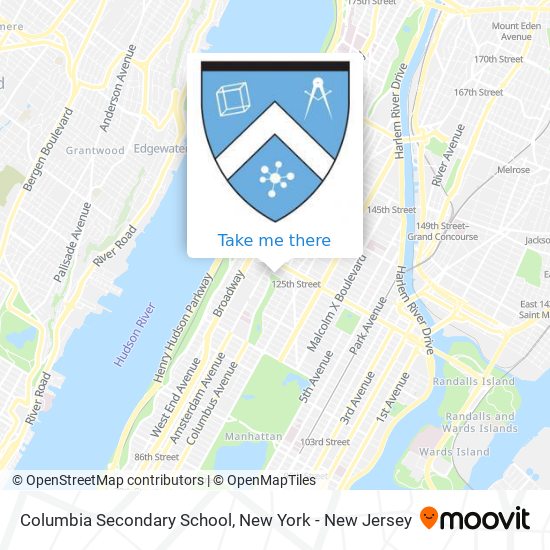 Mapa de Columbia Secondary School