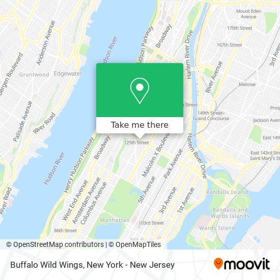 How to to Buffalo Wild Wings Manhattan by Subway, Bus or Train?