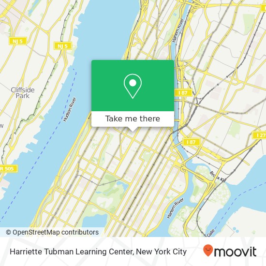 Mapa de Harriette Tubman Learning Center