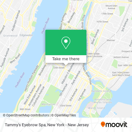 Mapa de Tammy's Eyebrow Spa