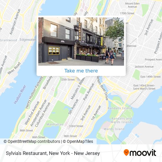 Mapa de Sylvia's Restaurant