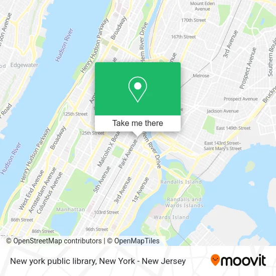 New york public library map