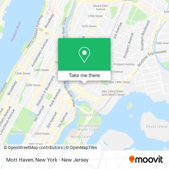 Mott Haven map