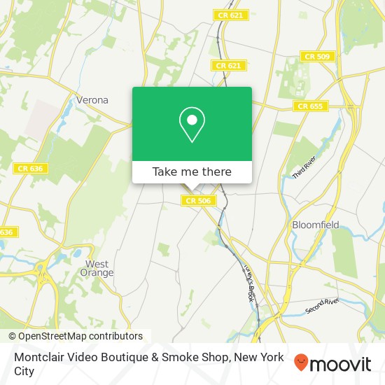 Montclair Video Boutique & Smoke Shop map