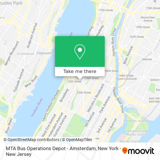 MTA Bus Operations Depot - Amsterdam map