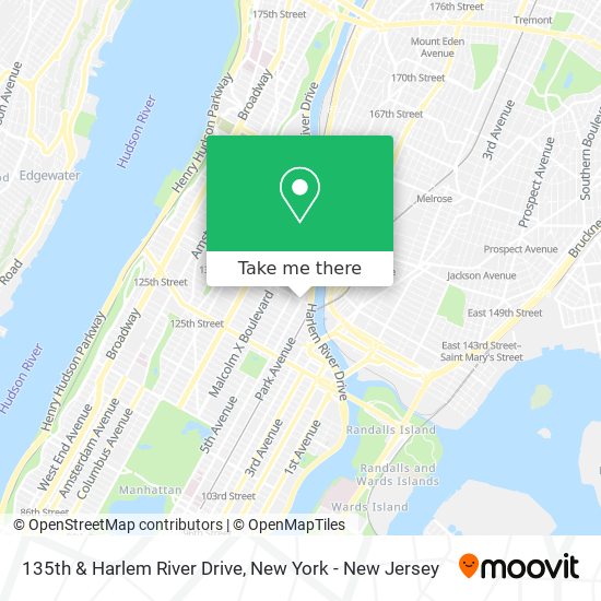 Mapa de 135th & Harlem River Drive