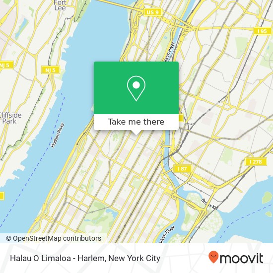 Mapa de Halau O Limaloa - Harlem