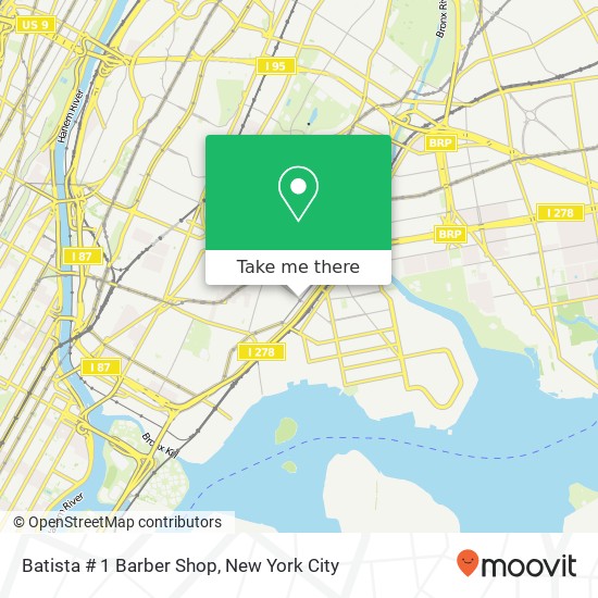 Batista # 1 Barber Shop map