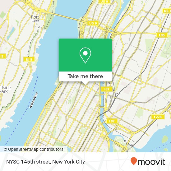 Mapa de NYSC 145th street