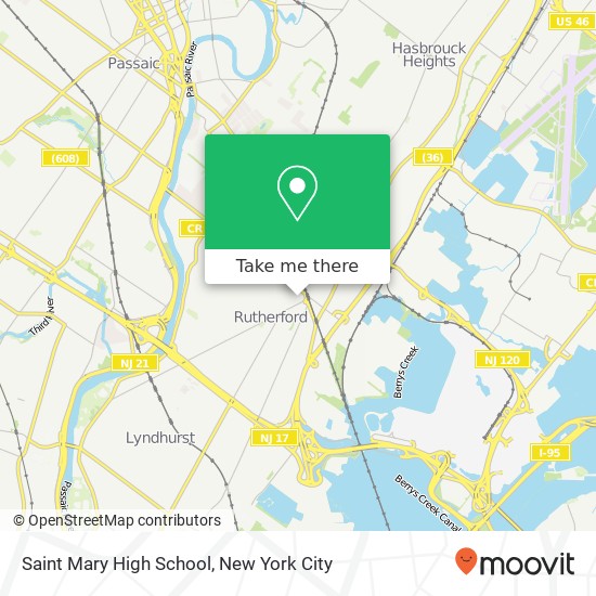 Mapa de Saint Mary High School