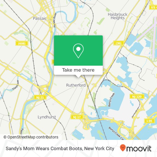 Mapa de Sandy's Mom Wears Combat Boots