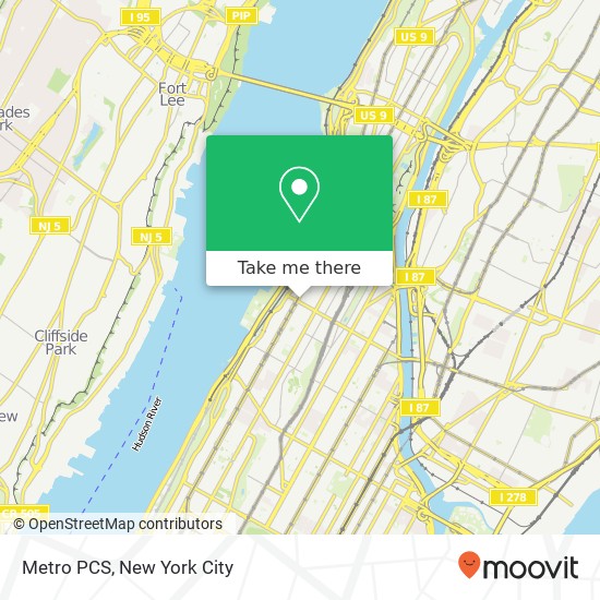 Metro PCS map