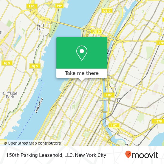 Mapa de 150th Parking Leasehold, LLC