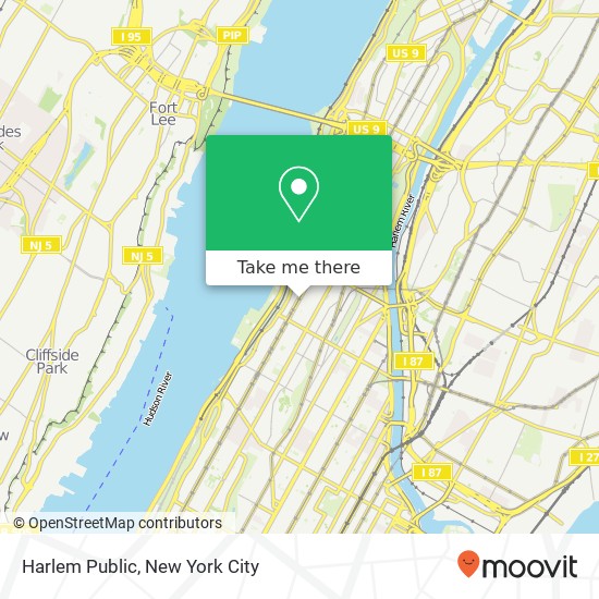 Mapa de Harlem Public