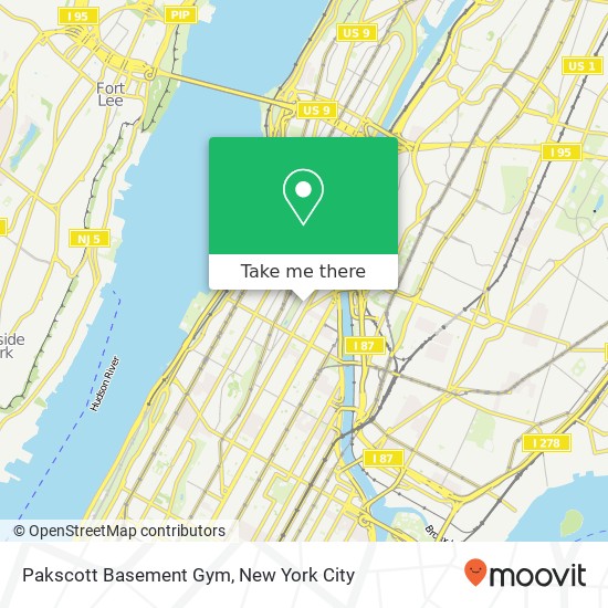 Pakscott Basement Gym map