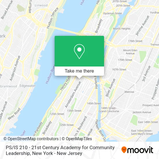 PS / IS 210 - 21st Century Academy for Community Leadership map