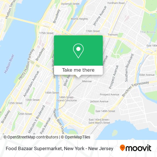 Food Bazaar Supermarket map