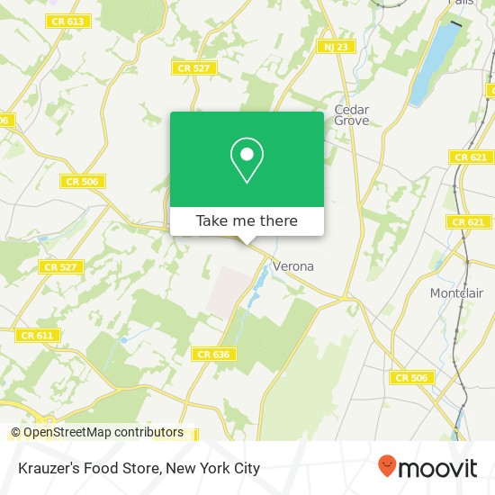 Krauzer's Food Store map