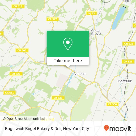 Bagelwich Bagel Bakery & Deli map