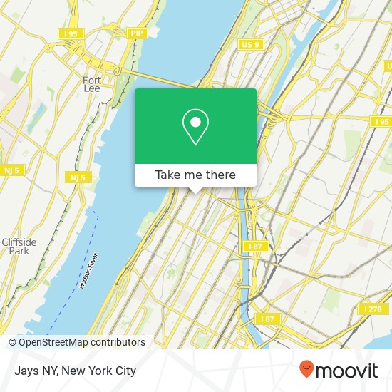 Mapa de Jays NY