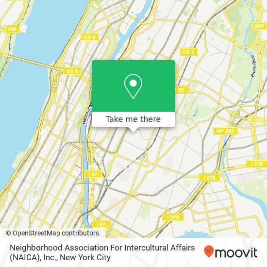 Neighborhood Association For Intercultural Affairs (NAICA), Inc. map