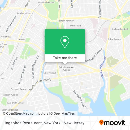 Mapa de Ingapirca Restaurant