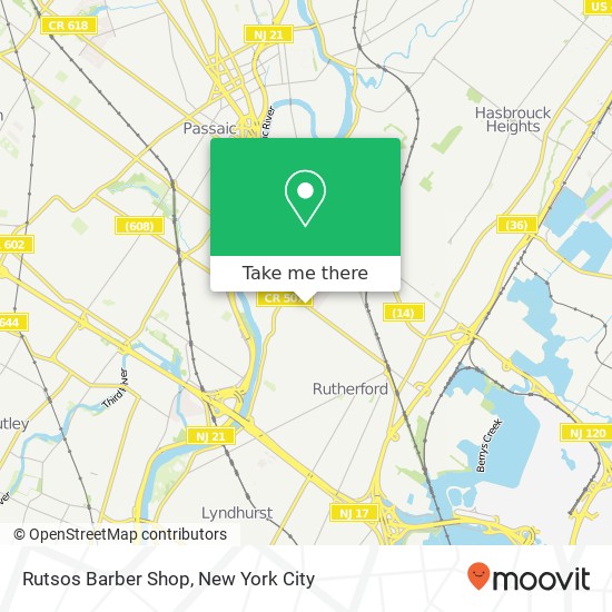 Rutsos Barber Shop map