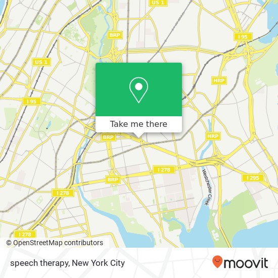 speech therapy map