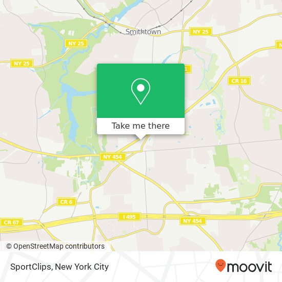 SportClips map