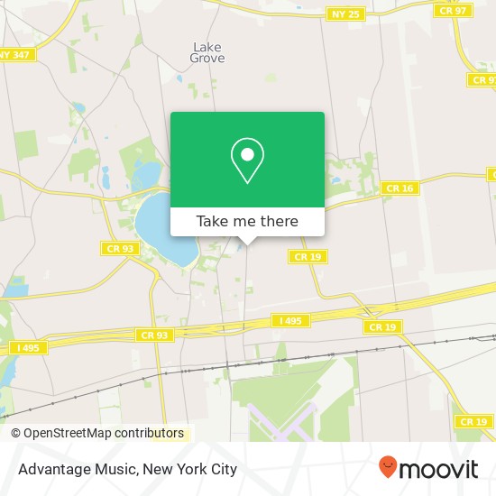 Advantage Music map