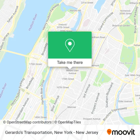 Gerardo's Transportation map