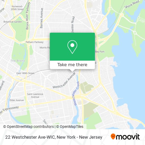 Mapa de 22 Westchester Ave-WIC