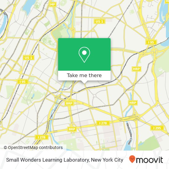 Mapa de Small Wonders Learning Laboratory