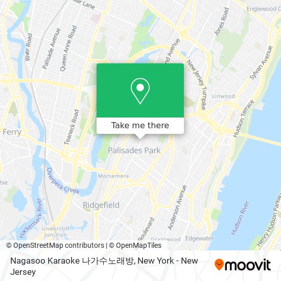 Mapa de Nagasoo Karaoke 나가수노래방