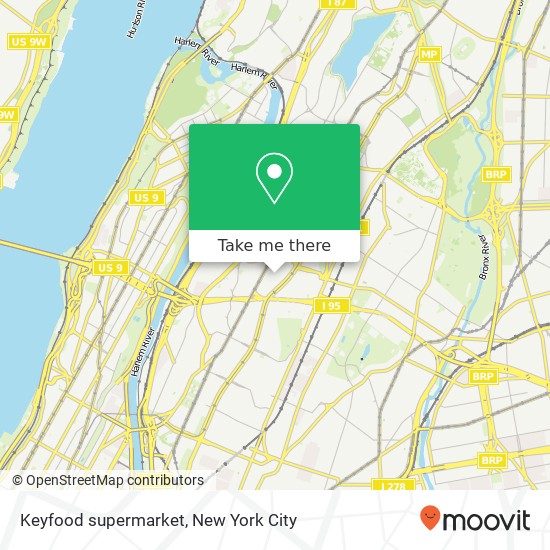 Keyfood supermarket map