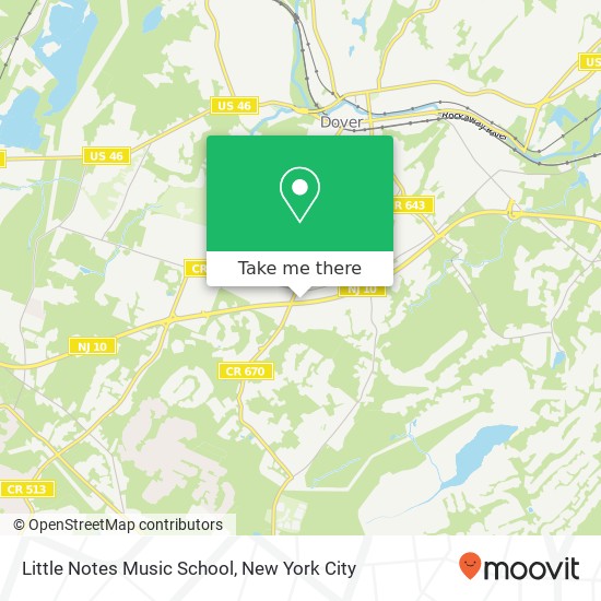 Mapa de Little Notes Music School